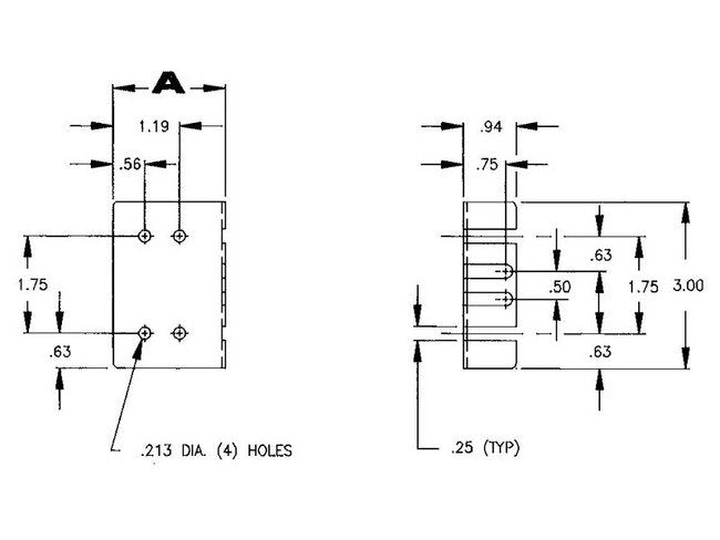 B-131 Bracket for all C-230 Slides - Image 2