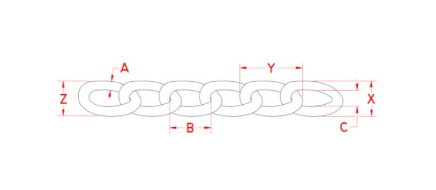 SuncorÂ® Stainless 3/32 inch S8 Twist Link Chain - Image 2