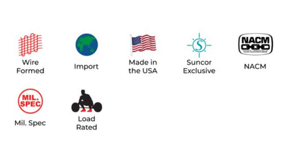 SuncorÃ‚Â® Stainless 1/4 Inch S5 Grade 50 Lifting Chain - 316L Stainless Steel - Image 3