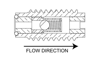 Threaded Insert Ball Type Check Valves with Metal Seat - Image 3
