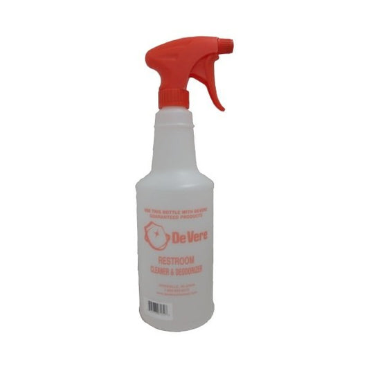 DeVere Restroom Cleaner and Deodorizer Chemical Spray Bottle - Image 1