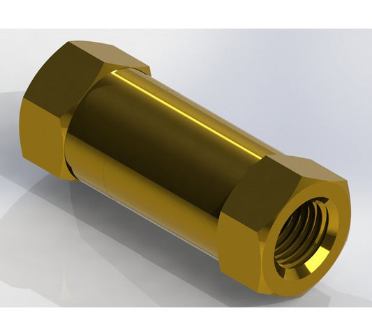 High-Flow Brass Check Valve - NPT Connection - Image 1
