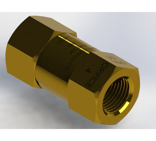 High-Flow Disk Type Check Valves - Brass/Stainless Steel, NPT Connection - Image 1