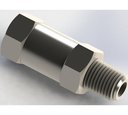 Disk Type Check Valves, 1/4" NPT Adapter, Type GOC - Stainless Steel - Image 1