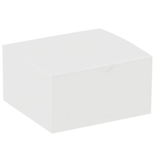 Alpha Packaging, Inc. 5x5x3 Chipboard Carton Gift Box - Image 1