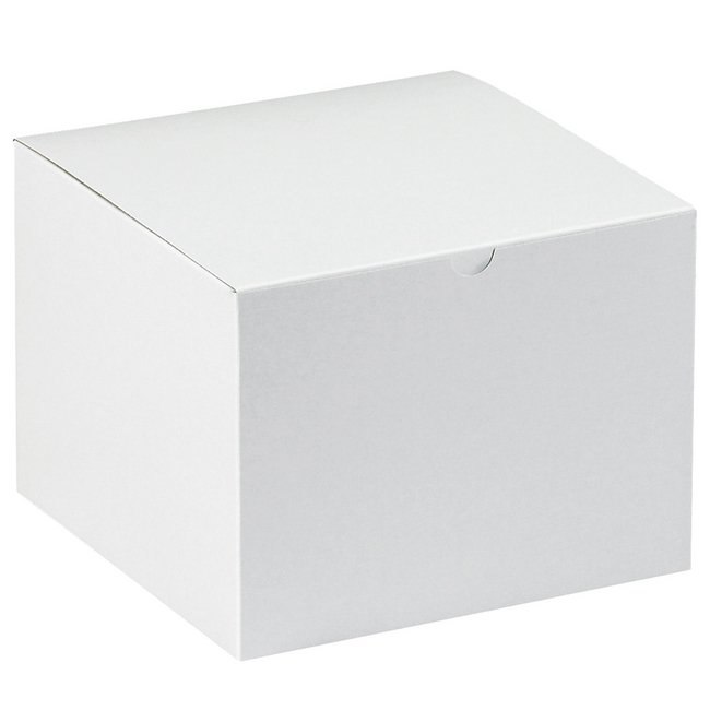 Alpha Packaging 8x8x6 Inch Fiberboard Gift Box - Image 1