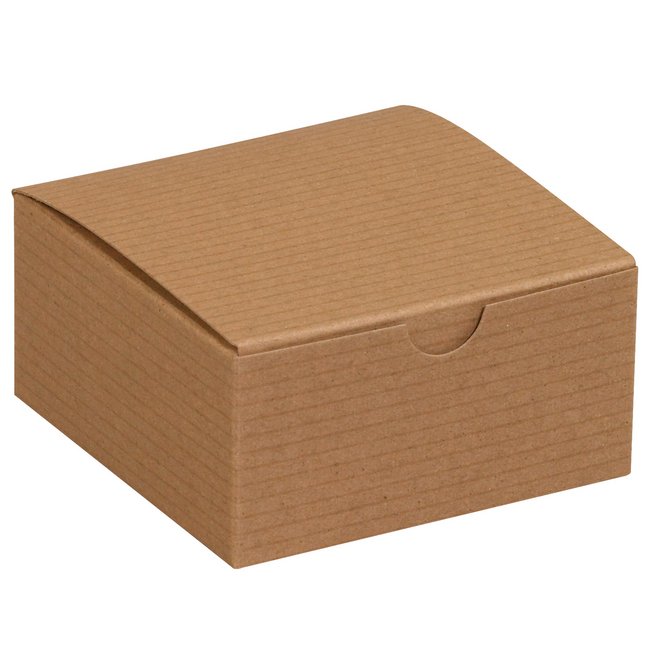 Alpha Kraft 4x4x2 Gift Box (Pack of 100) - Image 1