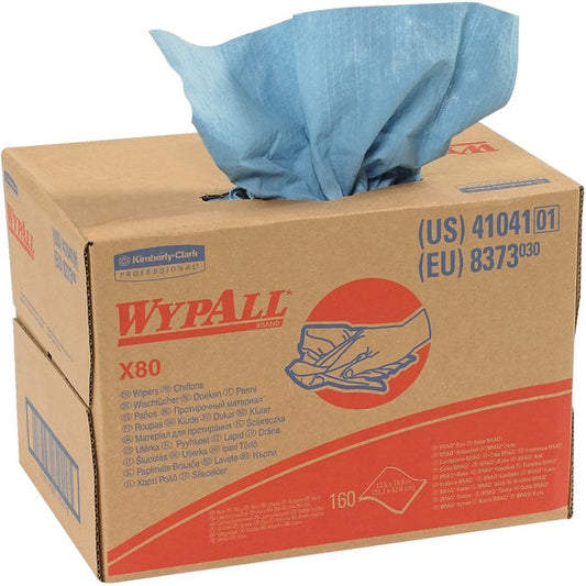 Kimberly ClarkÂ® WypALLÂ® X80 Heavy-Duty Wipers - Dispenser Box - Image 1