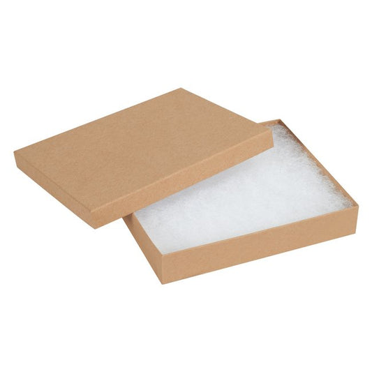 Alpha Kraft Jewelry Box - 6x5x1 Inches - Image 1