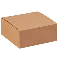 Alpha Kraft Fiberboard Gift Box - 8x8x3-1/2 in