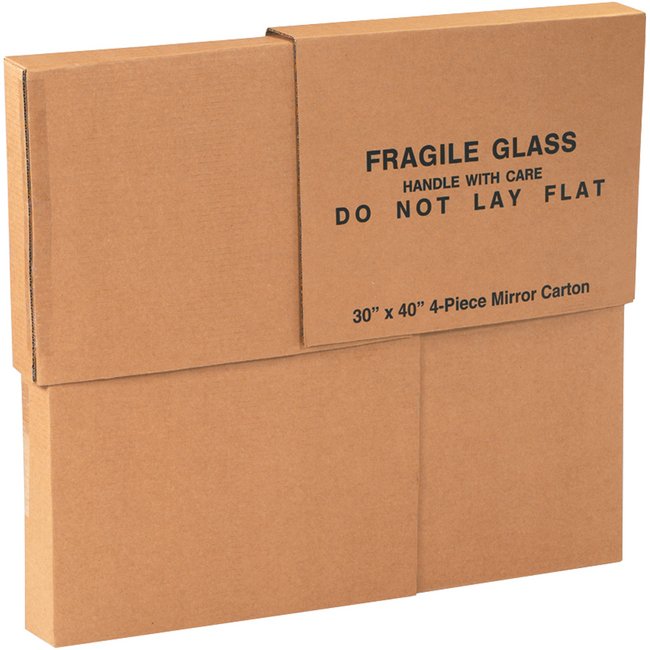 Alpha Packaging 30x3-1/2x40 Mirror Box Bundle - Image 1