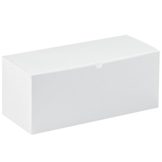 15x7x7 Gift Box - White Fiberboard - Pack of 50 - Alpha Packaging, Inc. - Image 1