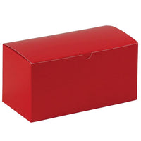 9x4.5x4.5 Holiday Red Chipboard Carton Gift Box