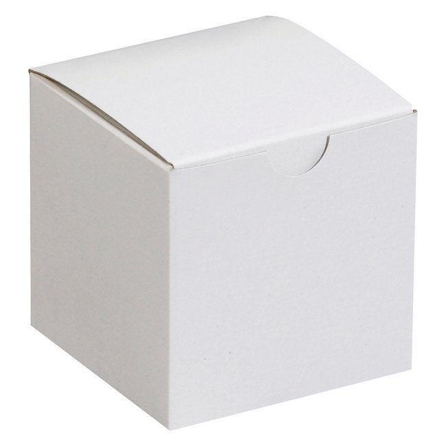 3x3x3 Fiberboard Gift Box - Pack of 100 - Image 1