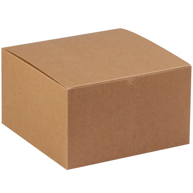 Alpha Kraft Gift Box 10x10x6 - Image 1