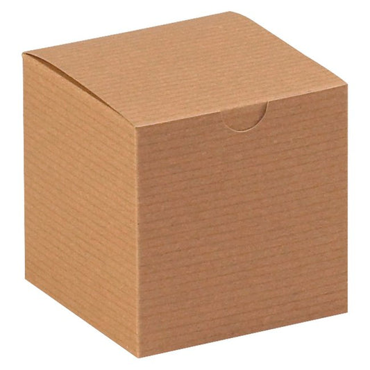 4x4x4 Kraft Gift Box - Alpha Packaging, Inc. - Image 1