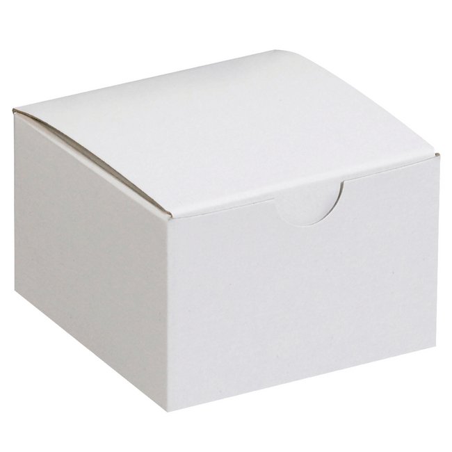 Alpha Packaging 3x3x2 Inch Chipboard Gift Box - Image 1