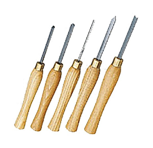 Proxxon 5 Piece High-Speed Steel Chisel Set for Precision Turning - Image 1
