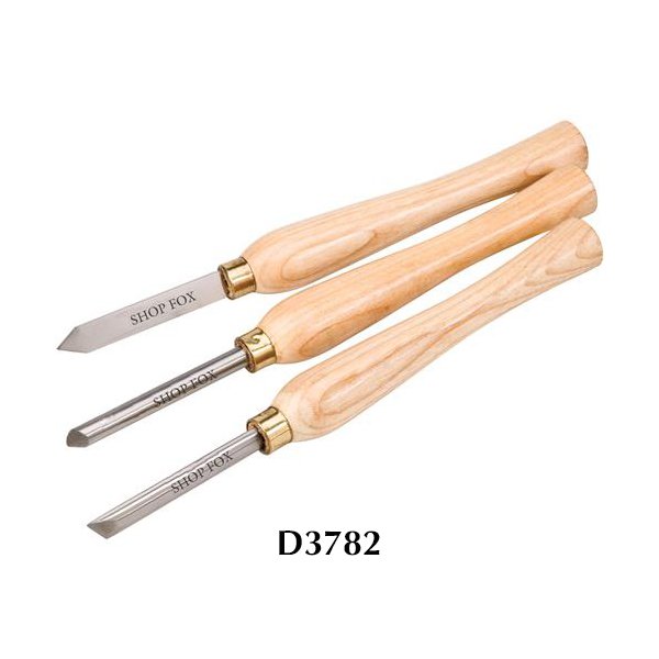 Shop Fox Lathe Chisel Set - 3 Piece 11-5/8' Length - Image 1
