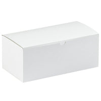 10x5x4 White Fiberboard Gift Box
