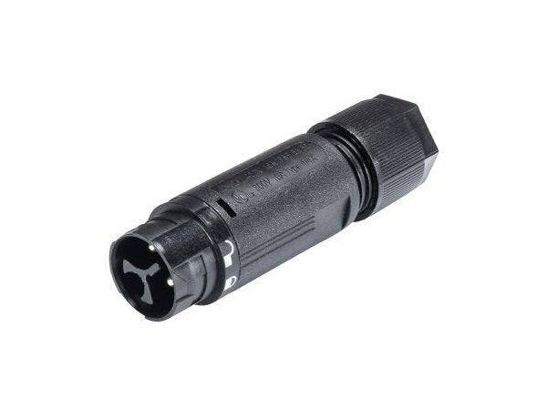 Wieland 3-Pole Black Male Pluggable Electrical Connector - 16A - Image 1