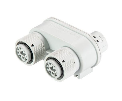 Wieland 5-Pole Distributor Block - Turquoise Blue Color Coding - Image 2