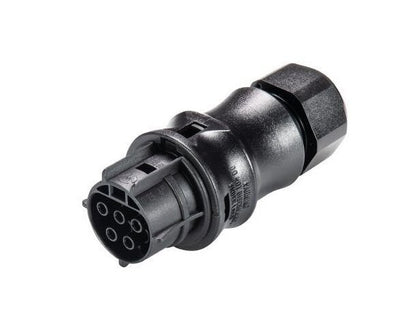 Wieland RST20I5S B1 ZR2 SW Circular Connector - 20A, Female, IP69 Rated - Image 1