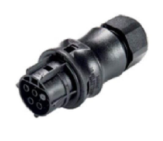 Signal Brown Female Connector, 4 Poles - 20A - Image 1
