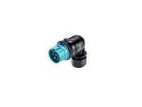 7 Poles Black Female Connector - Wieland 20A