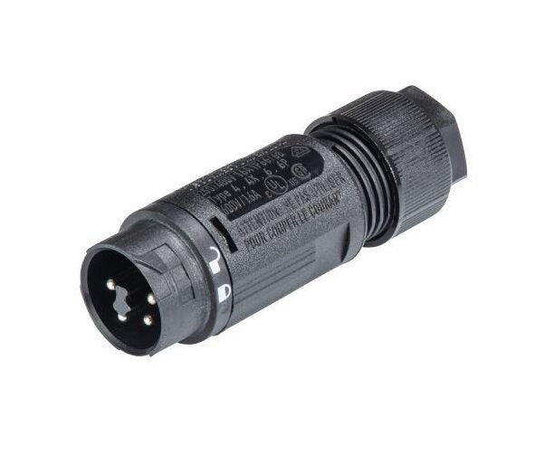 Wieland 5-Pole Black Male Pluggable Electrical Connector - 16 A - Image 1
