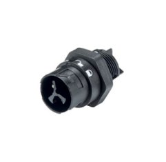 Wieland RST16I2 Male Device Connectors - Black (2 Poles) - Image 1
