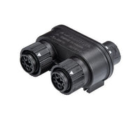 Wieland 4 and 5 Pole Black Coding Distributor Block