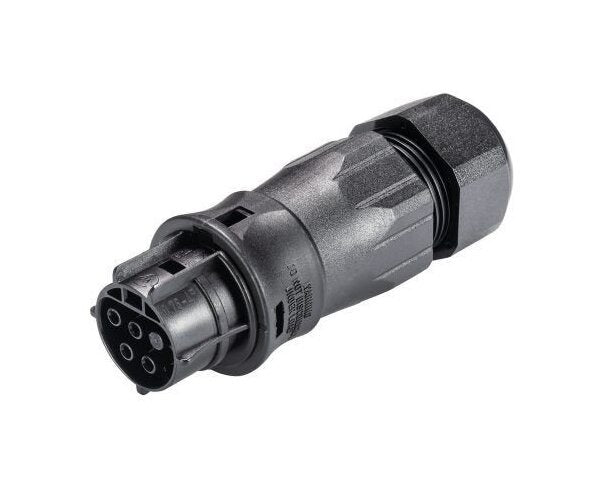Wieland RST20I4S B1 ZR3 SW 4-Pole Outdoor Circular Connector - Image 1