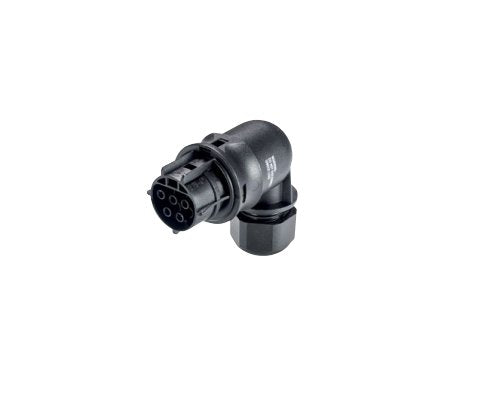 5-Pole Light Blue Female Connector - 20A, Outdoor Rated - Image 1