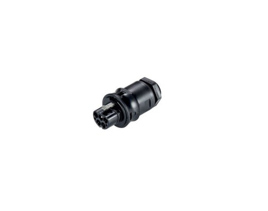 Outdoor-Rated Signal Brown 5-Pole Male Device Connector RST20I5 - Image 1