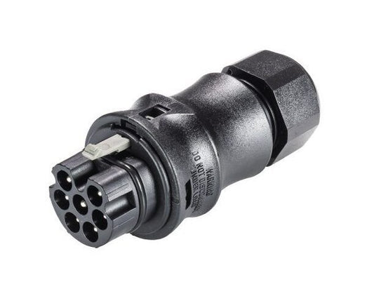 Wieland RST20I7S Circular Connector - 20A, Male, 7 Pole, IP68 - Image 1