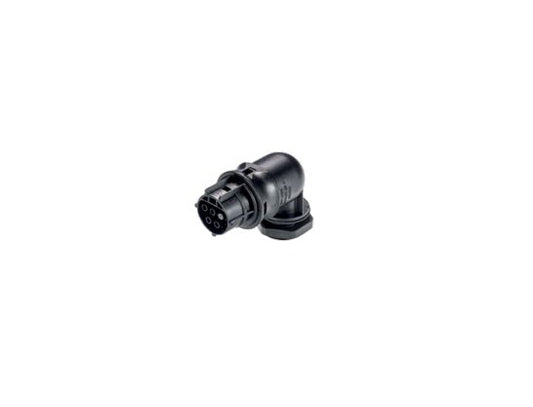 Wieland RST20I4 Female Device Connector, Signal Brown, 90° Angle Plug - Image 1