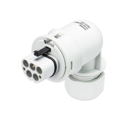 Wieland RST20I4S Circular Connector - Male, 4 Pole, 20A, Light Gray - Image 1