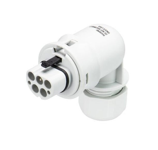 Wieland RST20I4S Circular Connector - Male, 4 Pole, 20A, Light Gray - Image 1