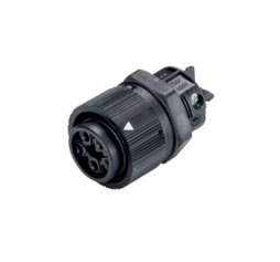 Wieland RST16I5 Female Device Connectors, 5-Pole Turquoise Blue - Image 1