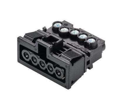 Wieland GST15I5S Electrical Connector | 5-Pole Snap-In Female | 250/400V, 16A - Image 1