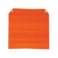Mesh Safety Flag with Reinforced Grommets, 18" x 18"