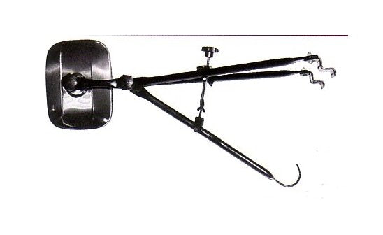 Adjustable Stainless Steel Passenger Car & Light Truck Mirror Assembly - Image 1