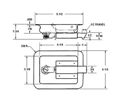 Universal Paddle Handle Lock Set - Image 2