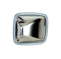Velvac Stainless Steel Mirror Head, 6.5" x 6" Convex Glass