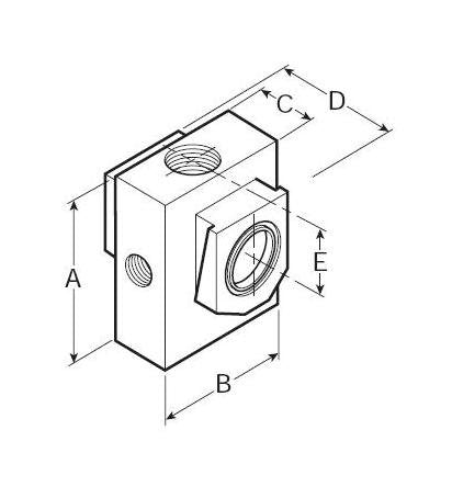 Modular Manifold Block (3 Aux Ports) - 16/26 Series - Image 1