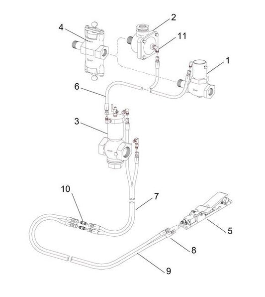 Heavy-Duty Coupled Hose, 3/16" x 18" - Image 1