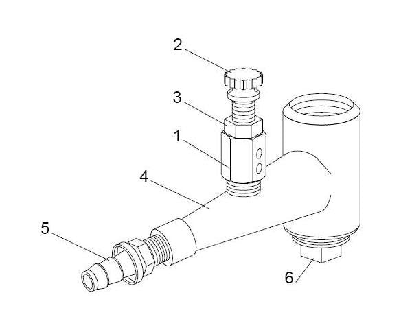 Clemco Zero BNP Sand Blast Metering Valve Assembly - Image 1