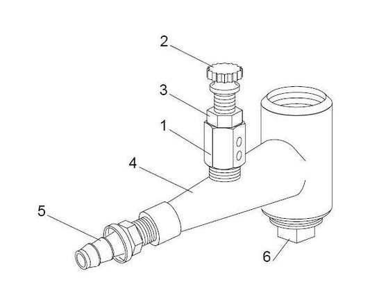 Clemco Zero BNP Sand Blast Metering Valve Assembly - Image 1