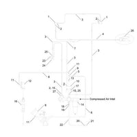 1/4" Male NPT x 3/8" Tube Elbow Adaptor
